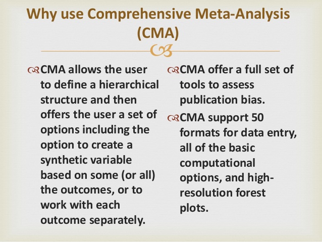 Comprehensive meta analysis keygen v3